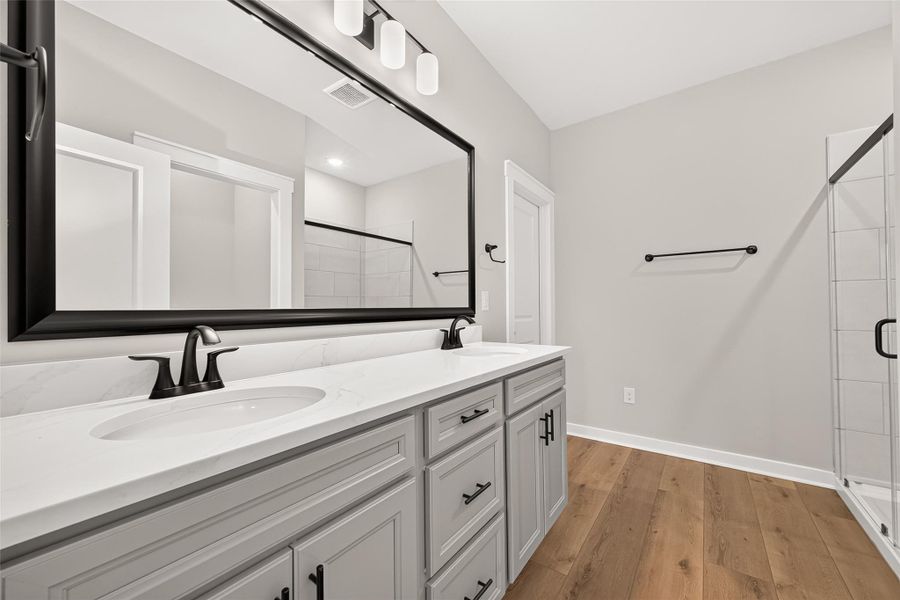 Furnished interior view inside a new home in Two Step Farm, Montgomery (Image 14).