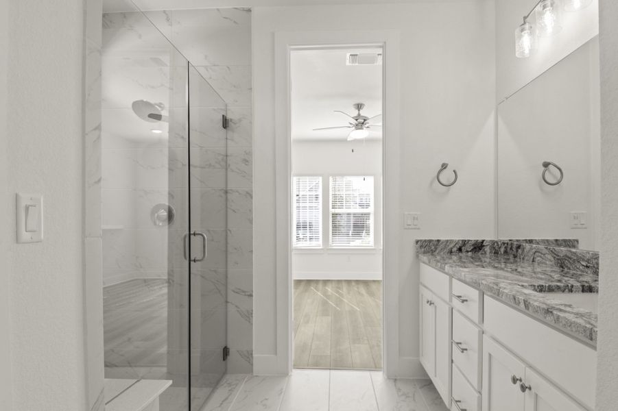 Furnished interior view inside a new home in Easton Park, Austin (Image 9).