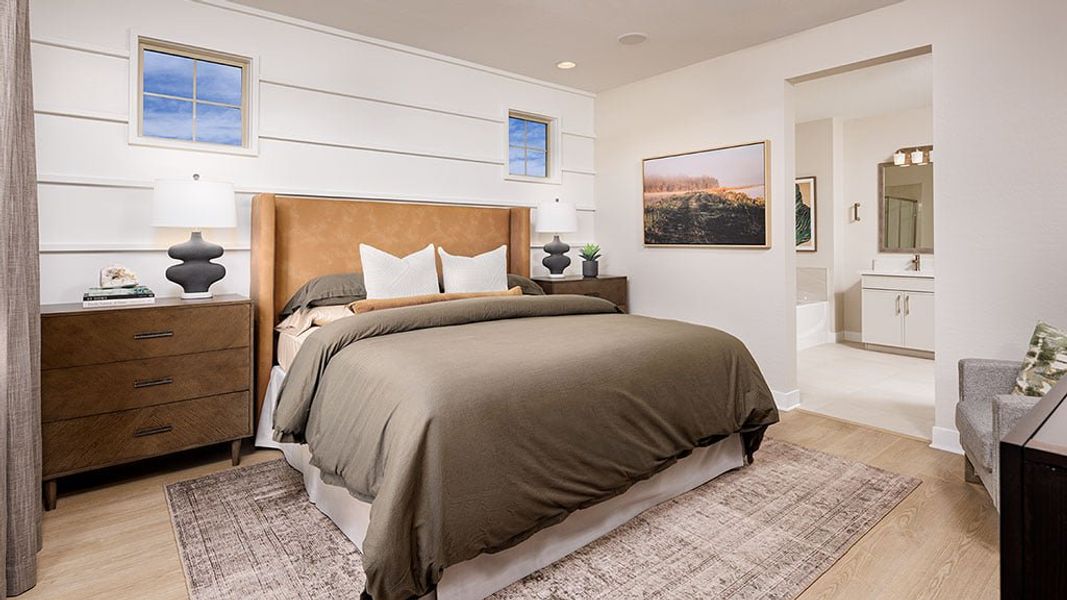 Representative furnished interior of a home built from the Compass by Taylor Morrison in Salero Journey Collection, Phoenix (Image 9). Representative furnished interior of a home built from the Compass by Taylor Morrison in Salero Journey Collection, Phoenix (Image 9).