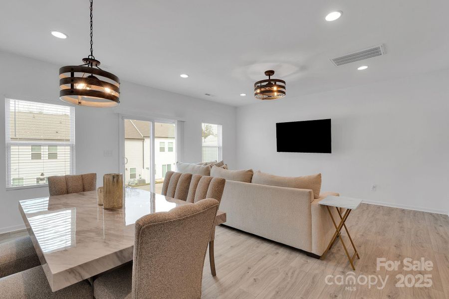 Furnished interior view inside a new home in , Charlotte (Image 26). Furnished interior view inside a new home in , Charlotte (Image 26).