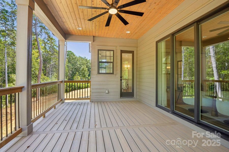 Exterior details and patio area of a home in , Huntersville (Image 27).