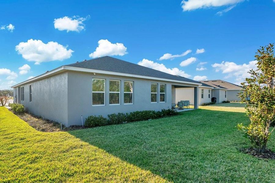 Exterior details and patio area of a home in Archers Mill, Ormond Beach (Image 30). Exterior details and patio area of a home in Archers Mill, Ormond Beach (Image 30).
