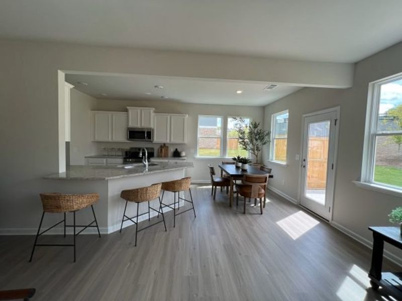 Representative furnished interior of a home built from the Emory Townhome by Piedmont Residential in The Retreat at Browns Ridge, Newnan (Image 8).