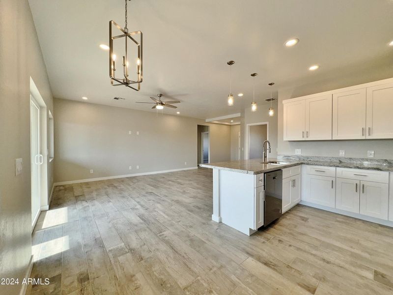 Great room & dining area