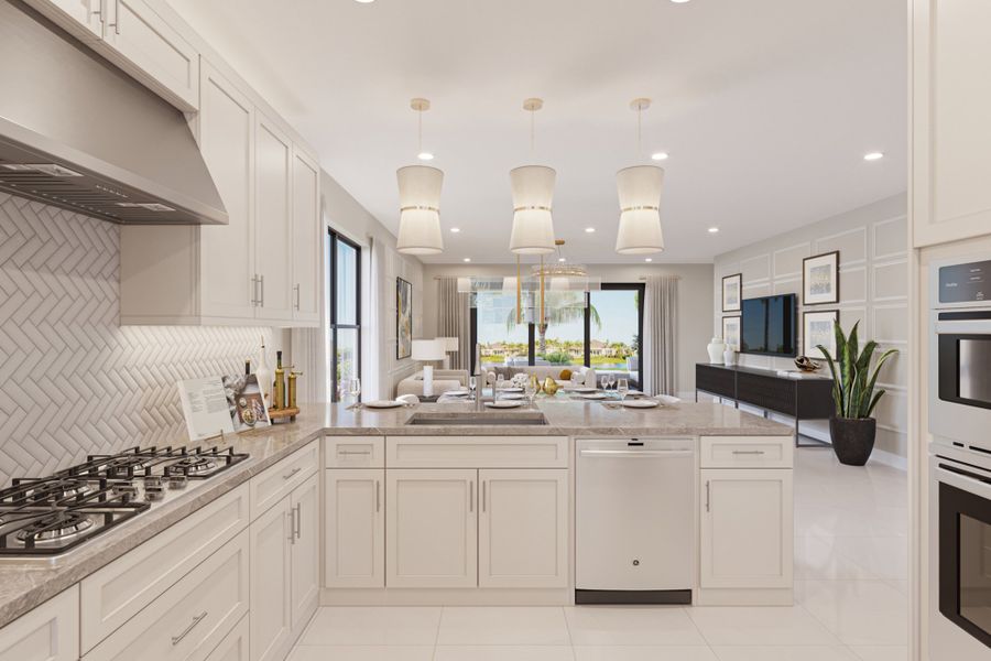 Representative furnished interior of a home built from the Lucia by GL Homes in Valencia Parc at Riverland, Port St. Lucie (Image 5).