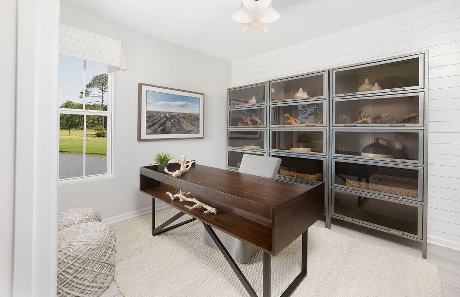 Desirable flexible space to use as a Home Office.