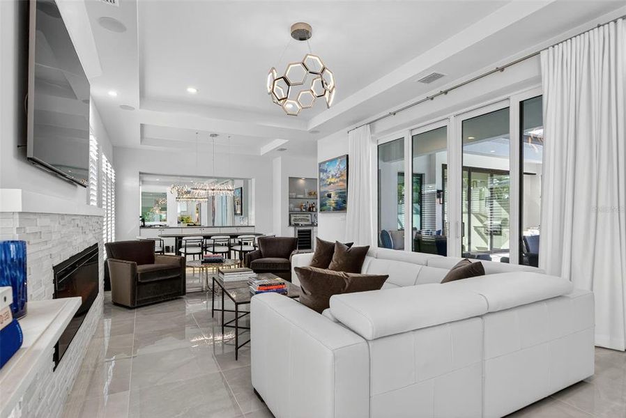 Furnished interior view inside a new home in Aqua Single Family Homes, Bradenton (Image 50).