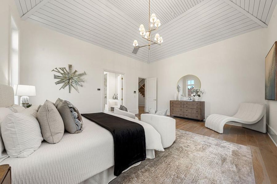 Furnished interior view inside a new home in , Milton (Image 73).