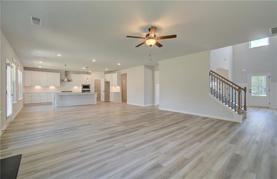 Spacious, unfurnished interior of a new home in Grandview at Millers Mill, Stockbridge (Image 24).