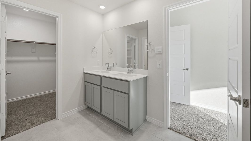 Representative furnished interior of a home built from the Brookshire by D.R. Horton in Windchime, Celina (Image 7).