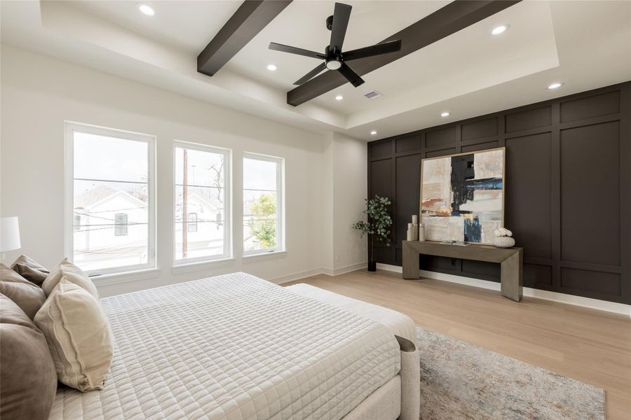 Furnished interior view inside a new home in , Houston (Image 15).