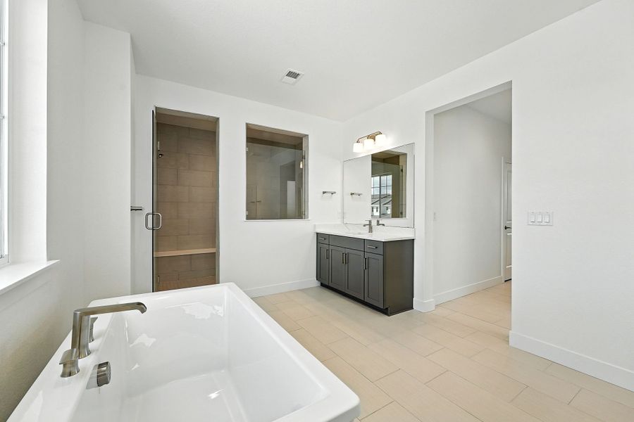 Furnished interior view inside a new home in Macanta, Castle Rock (Image 12).