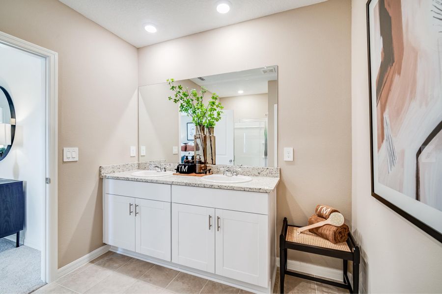 Furnished interior view inside a new home in Palm Wind, Hudson (Image 9).