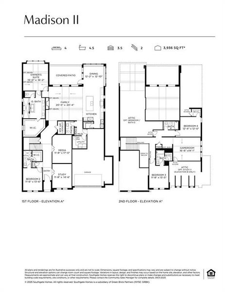 With elegantly designed spaces that bring the outside in, our Madison II floor plan is always in demand!