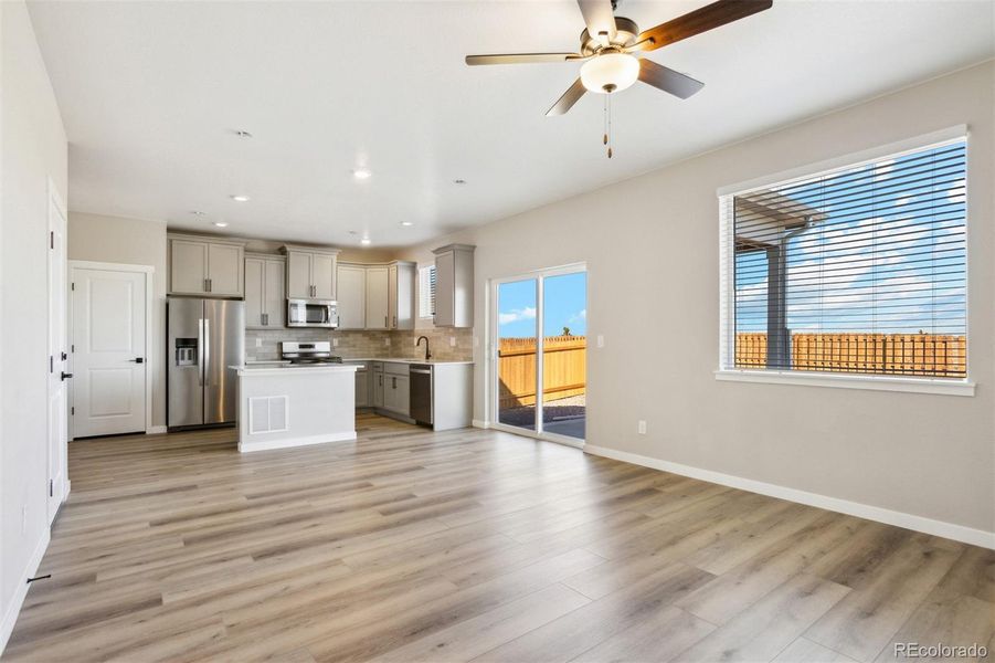 Spacious, unfurnished interior of a new home in Second Creek Farm, Commerce City (Image 12). Spacious, unfurnished interior of a new home in Second Creek Farm, Commerce City (Image 12).
