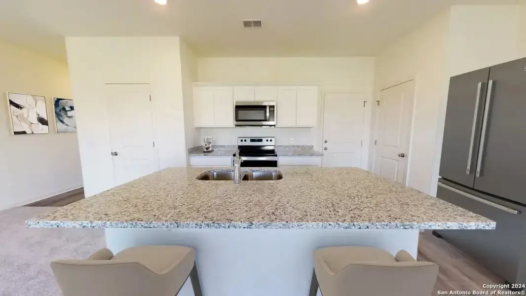 Furnished interior view inside a new home in Trails at Culebra, San Antonio (Image 7).