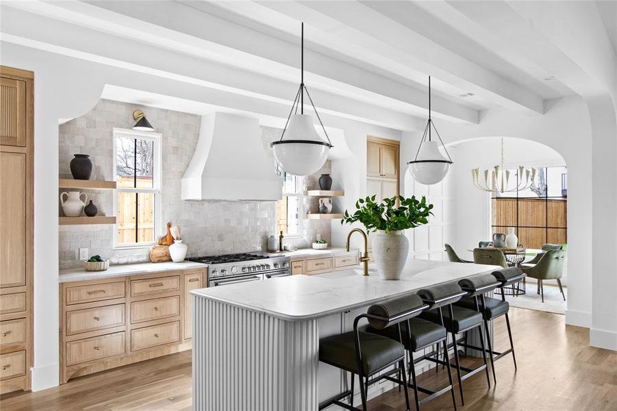 Furnished interior view inside a new home in , Dallas (Image 15).