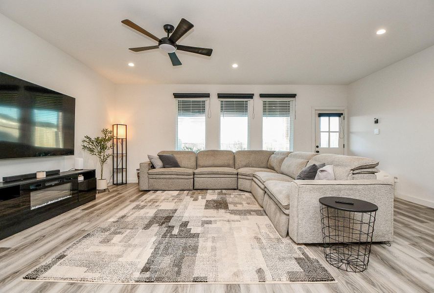 Furnished interior view inside a new home in City Gate North, Houston (Image 14).