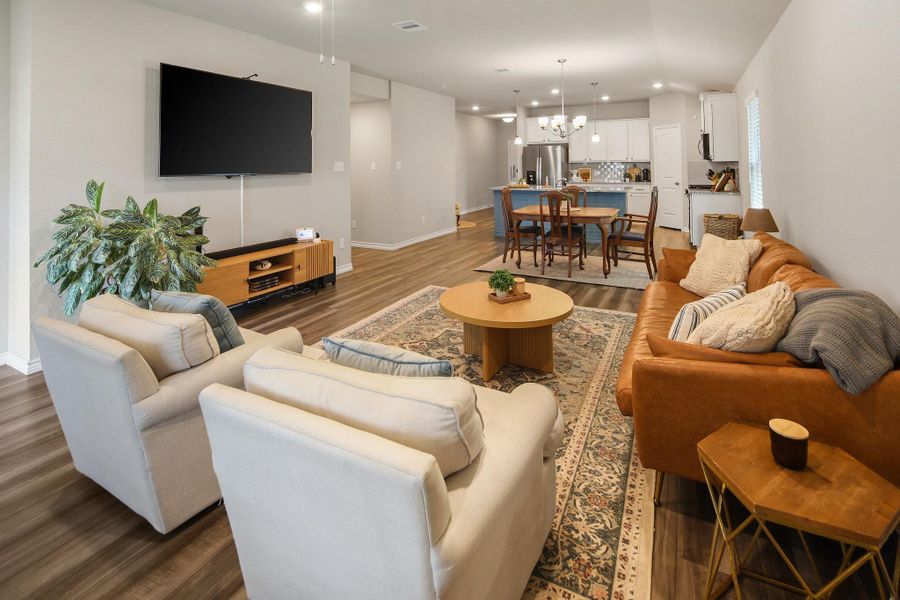 Furnished interior view inside a new home in , College Station (Image 10).