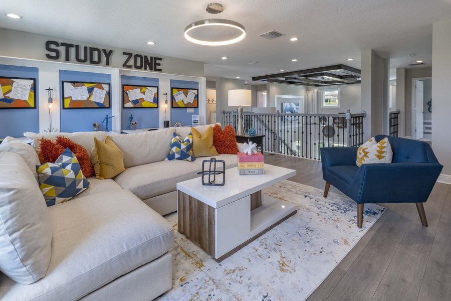 Representative furnished interior of a home built from the Exbury Executive by Risewell Homes in Bargrove Estates, Mount Dora (Image 16). Representative furnished interior of a home built from the Exbury Executive by Risewell Homes in Bargrove Estates, Mount Dora (Image 16).