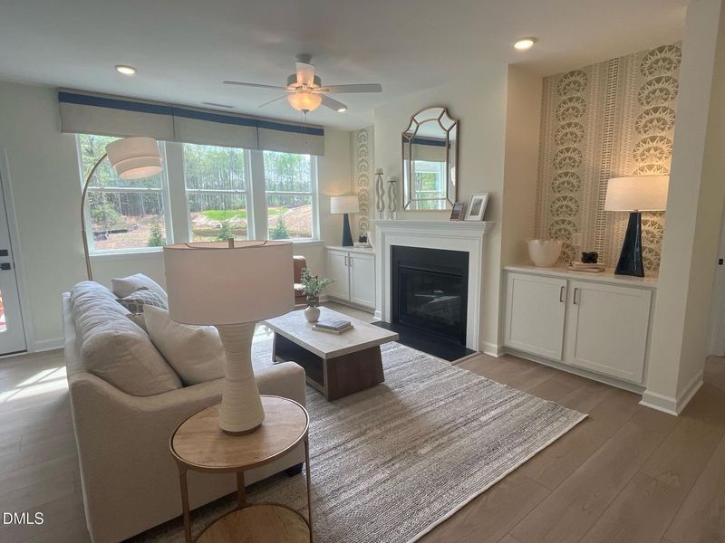 Furnished interior view inside a new home in Sage on North Main, Wake Forest (Image 14).