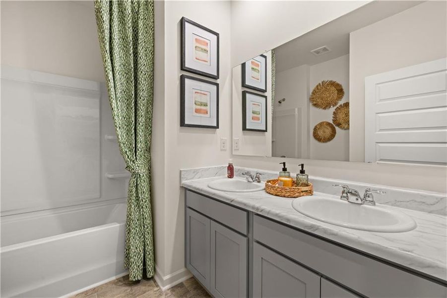 Furnished interior view inside a new home in , Buckhead (Image 38).