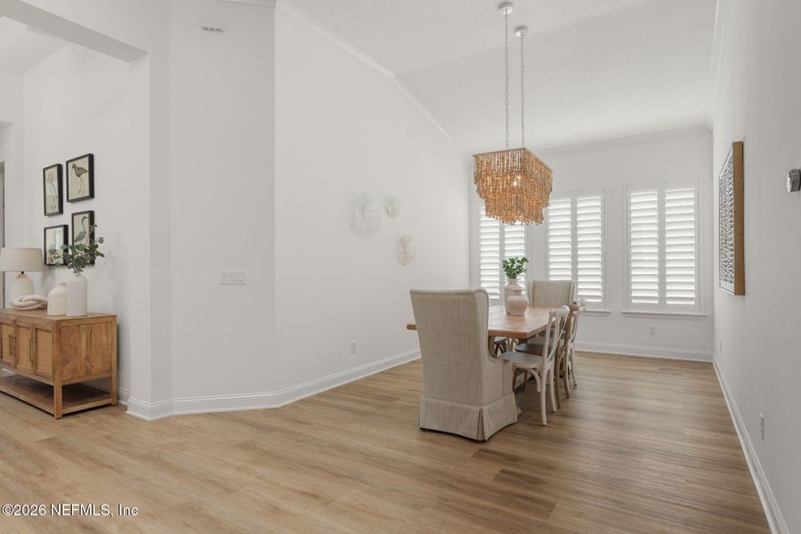 Furnished interior view inside a new home in Nocatee, Ponte Vedra (Image 43).