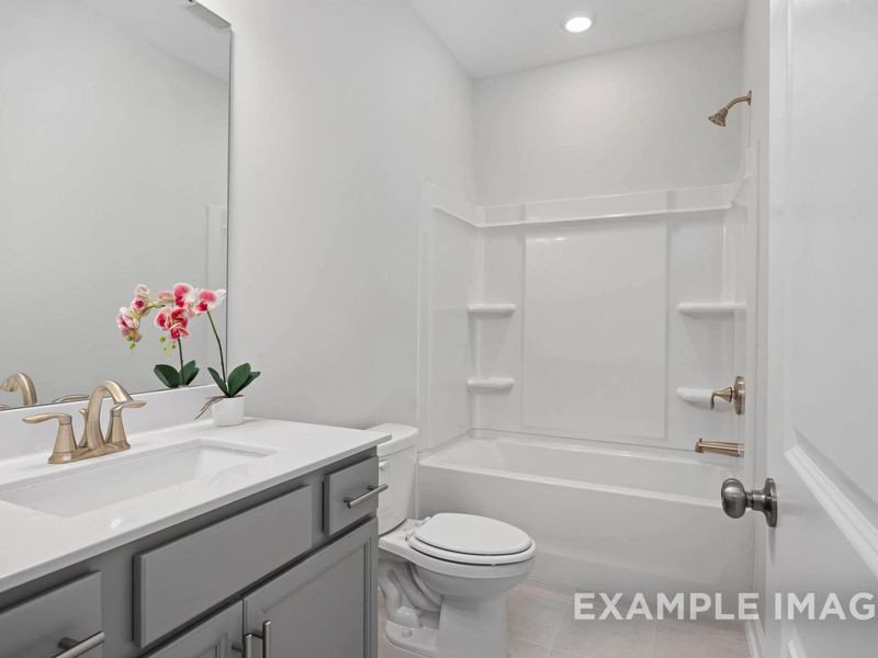 Representative furnished interior of a home built from the The Daphne C by Davidson Homes LLC in Woodland Crossing, Zebulon (Image 25).