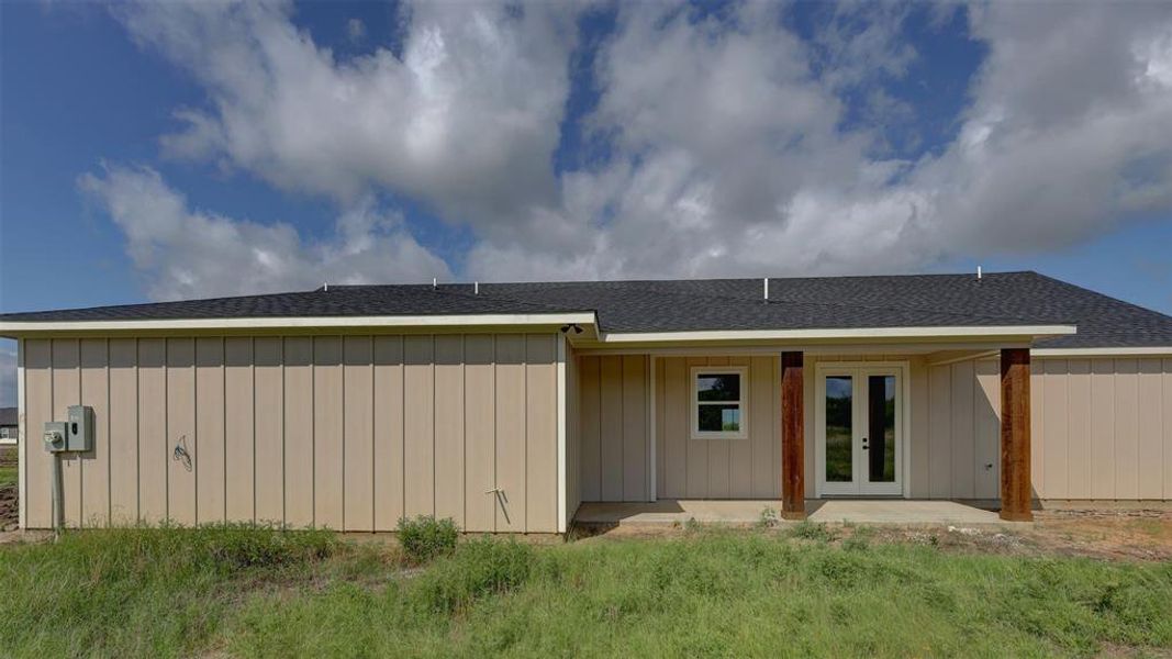 Exterior details and patio area of a home in , Whitney (Image 3).