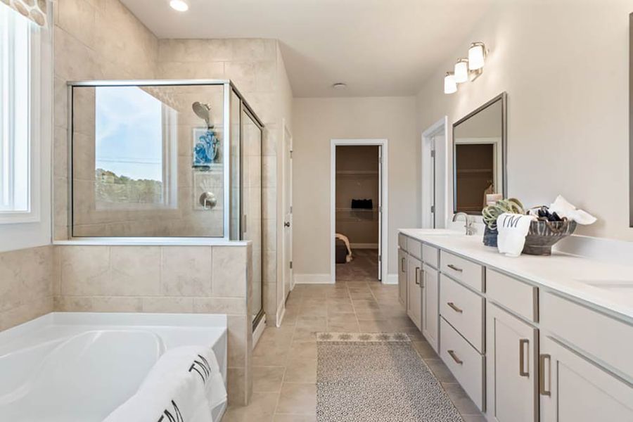 Furnished interior view inside a new home in Nichols Farm, Dacula (Image 37).