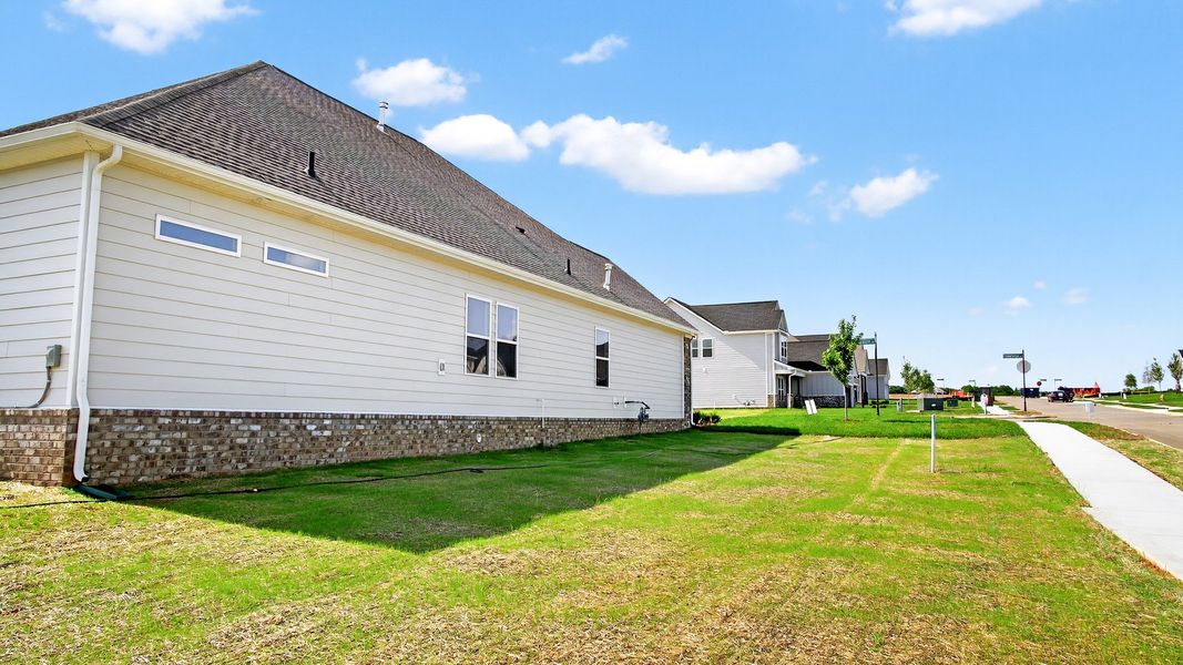Exterior details and patio area of a home in McClure Farms, Columbia (Image 34).