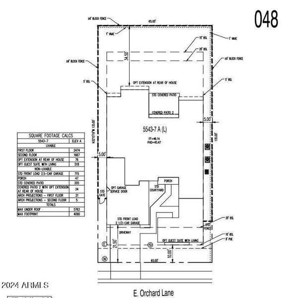 Plot Plan