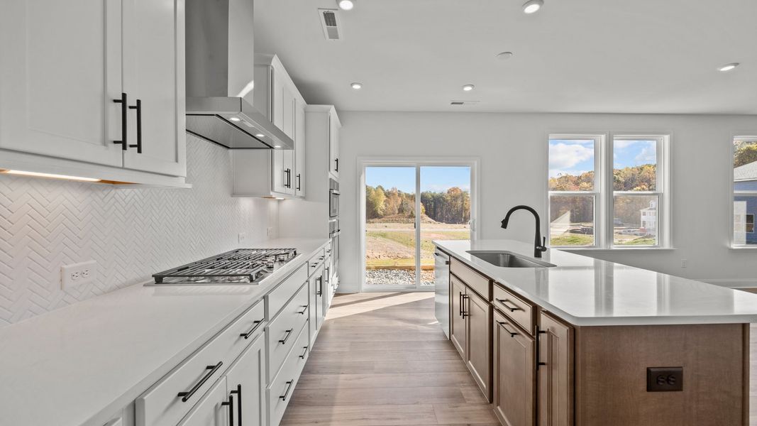 Furnished interior view inside a new home in Farms at Bellingham, Mooresville (Image 10).