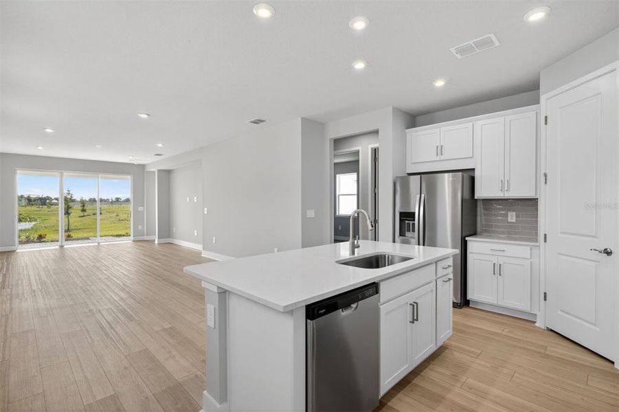 Furnished interior view inside a new home in Sunstone at Wellen Park, Venice (Image 9). Furnished interior view inside a new home in Sunstone at Wellen Park, Venice (Image 9).