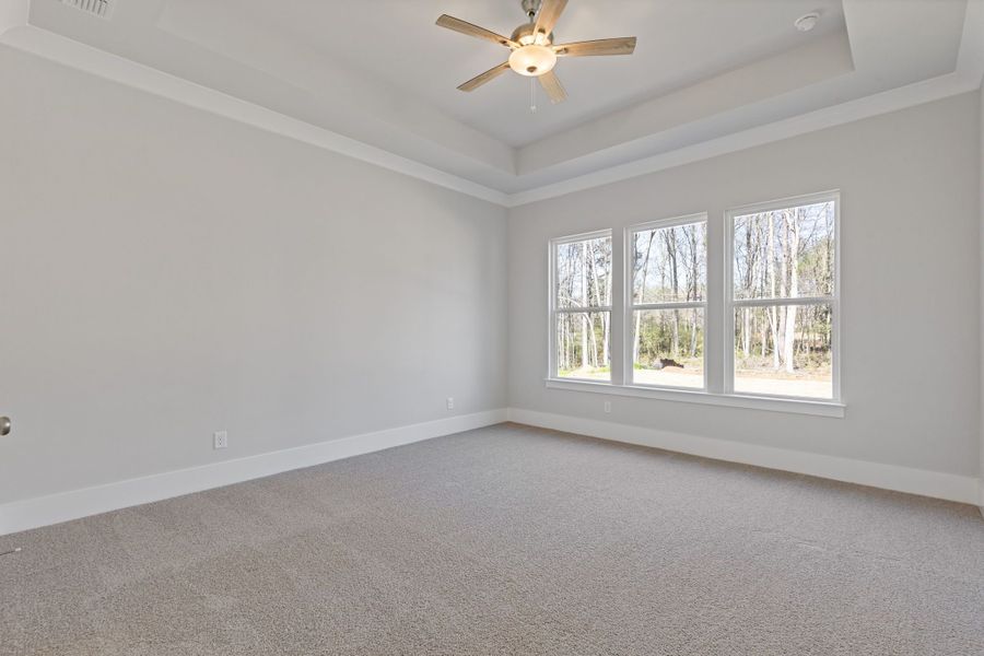 Representative unfurnished interior of a home built from the Danbury by Crawford Creek Communities in Red Bird Manor, Jefferson (Image 43).
