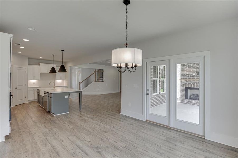 Furnished interior view inside a new home in , Buford (Image 22).