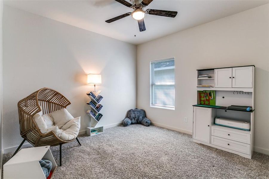 Unfurnished room with light carpet Unfurnished room with light carpet