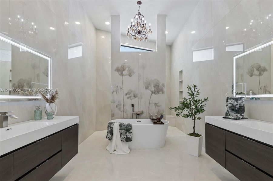 Furnished interior view inside a new home in , Deerfield Beach (Image 11). Furnished interior view inside a new home in , Deerfield Beach (Image 11).