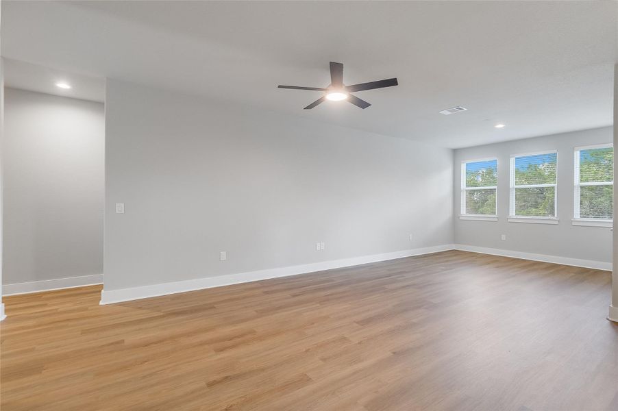 View of living room into dining area View of living room into dining area