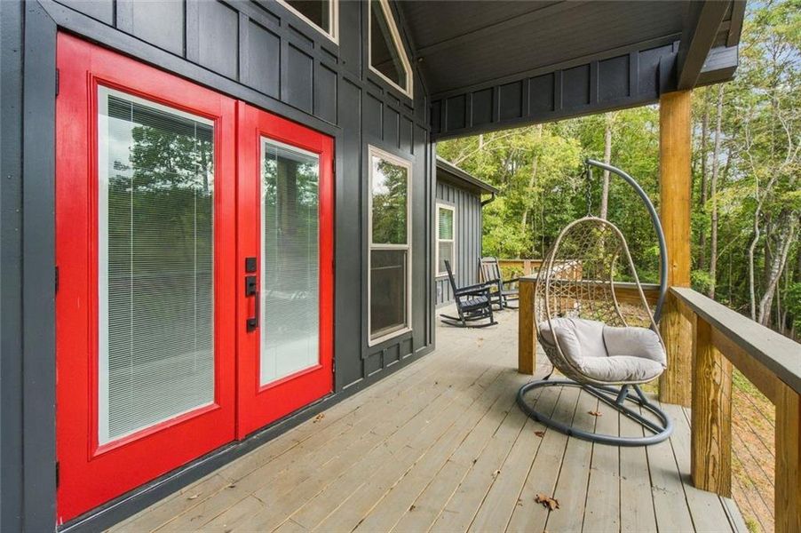 Exterior details and patio area of a home in , Demorest (Image 27). Exterior details and patio area of a home in , Demorest (Image 27).