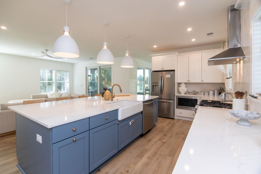 Furnished interior view inside a new home in , Edisto Island (Image 12).