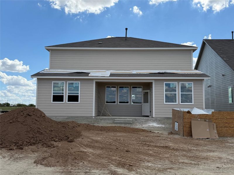 Exterior details and patio area of a home in Willow Springs, Buda (Image 2). Exterior details and patio area of a home in Willow Springs, Buda (Image 2).