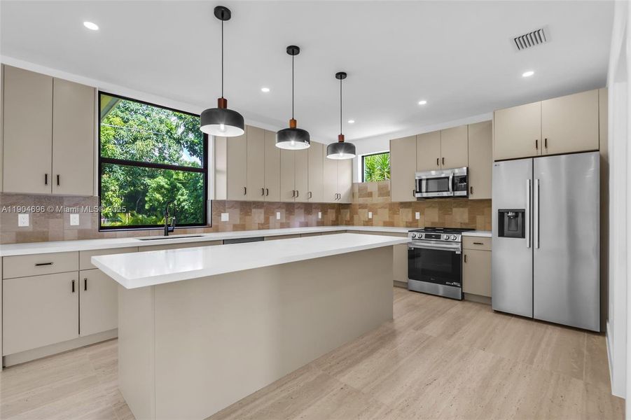 Furnished interior view inside a new home in , Miami (Image 8).