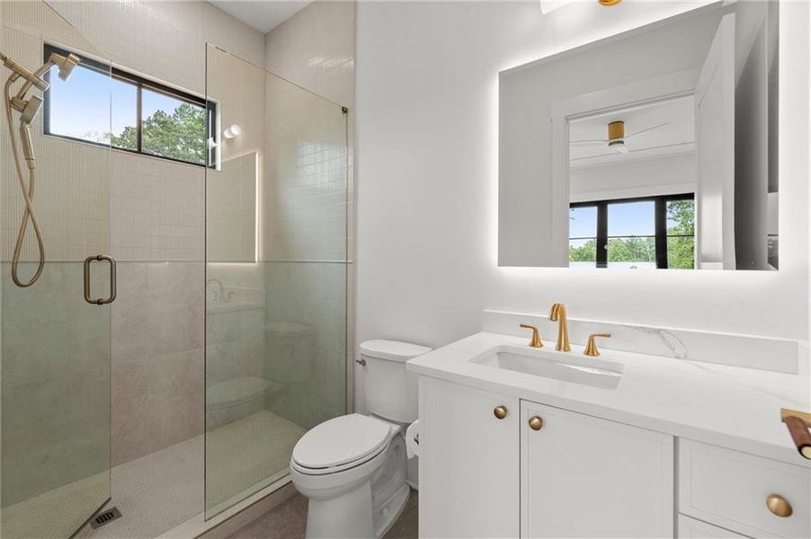 Furnished interior view inside a new home in , Alpharetta (Image 45).