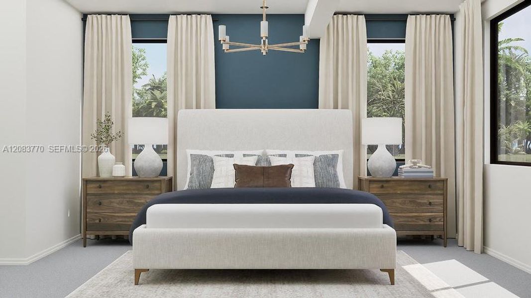 Furnished interior view inside a new home in Solterra, Sunrise (Image 8).