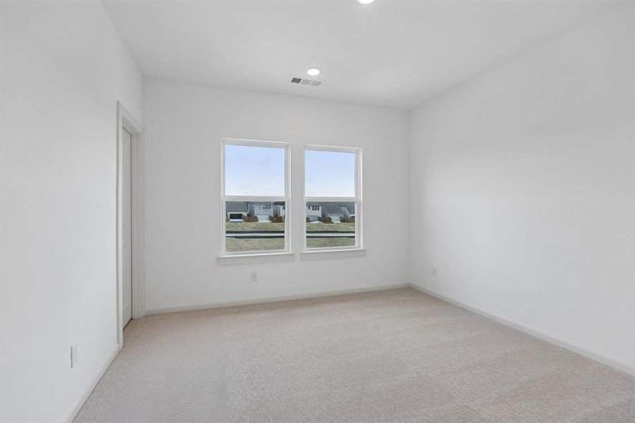 Our Calais plan offers 2 nicely sized secondary bedrooms.