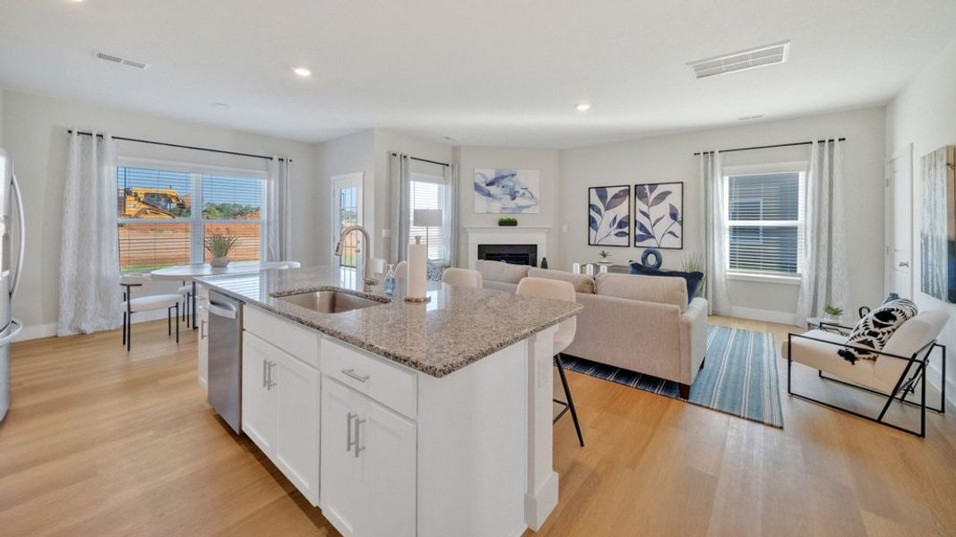 Furnished interior view inside a new home in Creekside Ridge, Dandridge (Image 4).