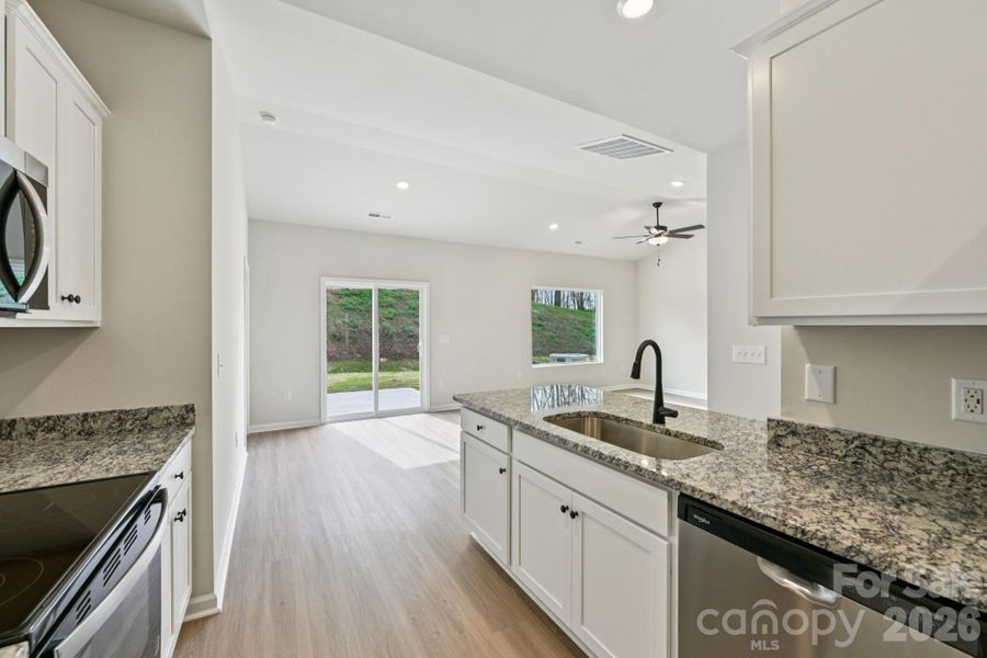 Furnished interior view inside a new home in Willow Estates, Shelby (Image 8).