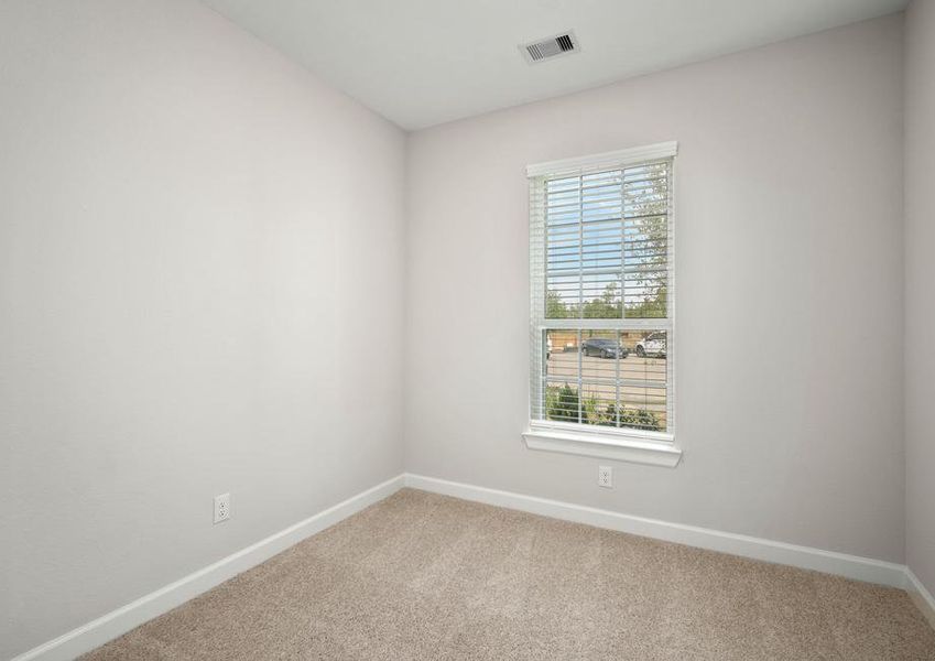 The secondary bedrooms have carpet.