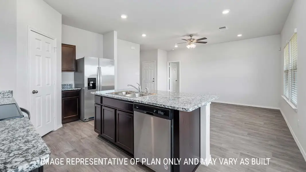 Furnished interior view inside a new home in Pecan Creek, Temple (Image 3).